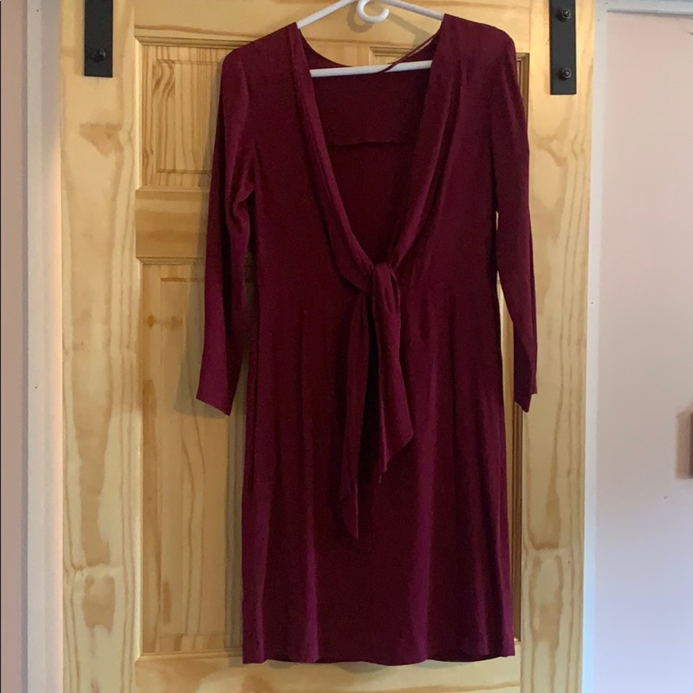 Maroon dress